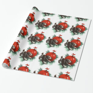 Christmas Holiday Gift Wrapping for Dog Lovers Paper