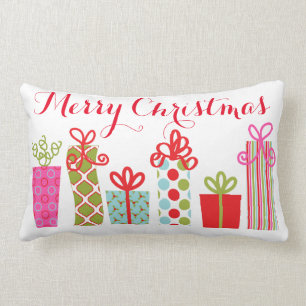 Christmas Holiday Gifts Lumbar Cushion