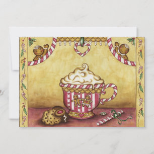 Christmas Holiday Gingerbread Invitation