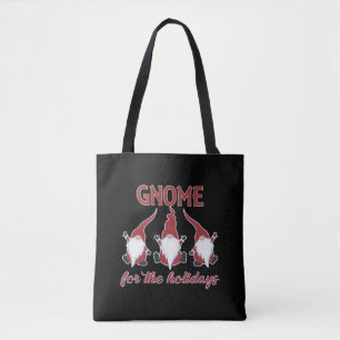 Christmas Holiday Gnomes Cute Xmas Gnomies Tote Bag
