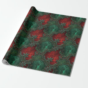 Christmas Holiday Gothic Grunge Wrapping Paper