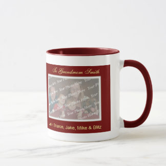 Christmas Holiday Greetings Photo Mug
