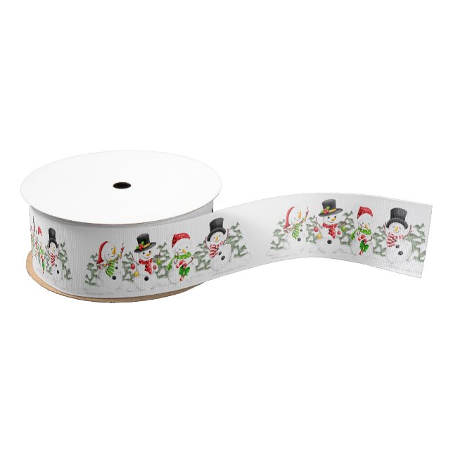 Christmas Holiday Grosgrain Ribbon (Spool)