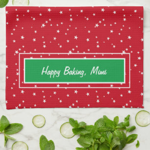 Christmas Holiday Happy Baking Kitchen Towel
