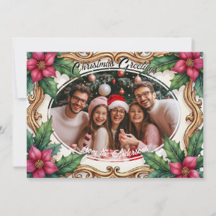  Christmas Holiday Hearth Keepsake Invitation