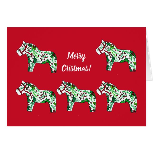 Christmas Holiday Horse (Front Horizontal)