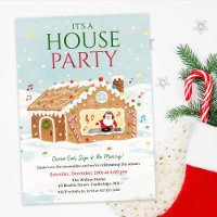 Christmas Holiday House Party Gingerbread House