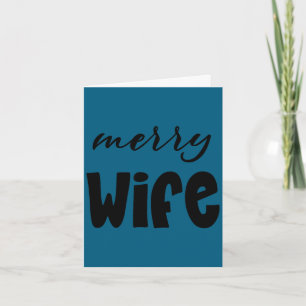 Christmas holiday husband family matching xmas card