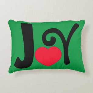 Christmas Holiday Joy Love Decorative Cushion