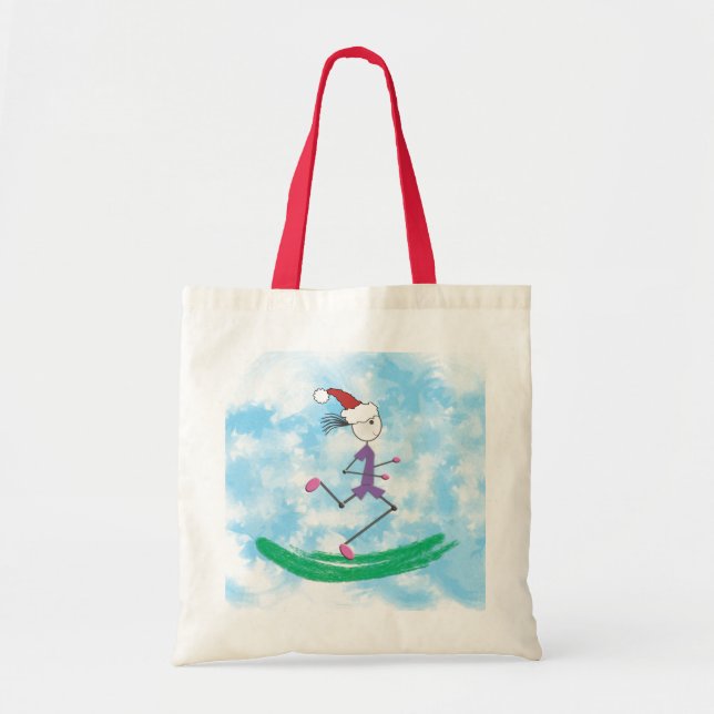 Christmas Holiday Lady Runner © Tote Bag (Front)