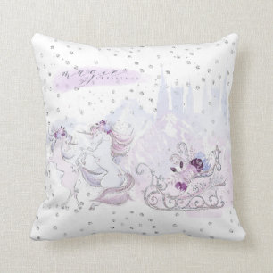 Christmas Holiday - Magic of Christmas - Unicorns Cushion