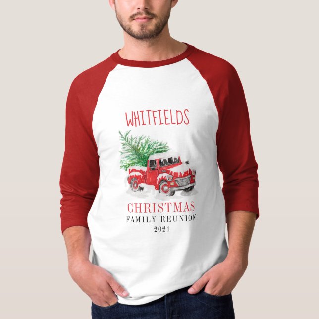 Christmas Holiday Matching Family Matching Reunion T-Shirt (Front)