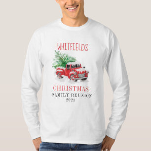 Christmas Holiday Matching Family Reunion Custom T-Shirt