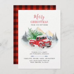 Christmas Holiday Moving Rustic Announcement
