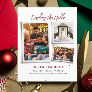 Christmas Holiday Moving We've Moved Announcement