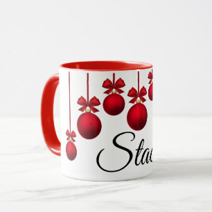 Christmas Holiday Name Mug
