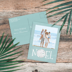Christmas Holiday Noel Photo Simple Beach Budget
