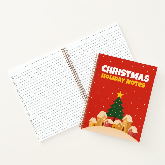 Christmas Holiday Notes – Checklist Notebook (Inside)