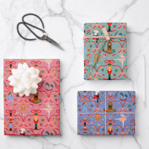 Christmas Holiday - Nutcracker Wrapping Paper Sheet