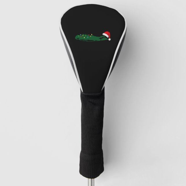 Christmas Holiday on Long Island Festive Golf Head Cover (Front)