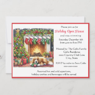 Christmas Holiday Open House  Invitation