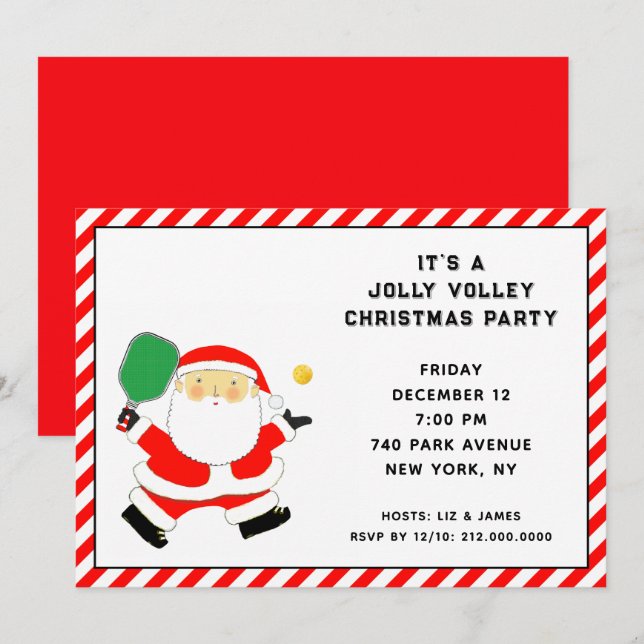Christmas Holiday Open House Invitations (Front/Back)