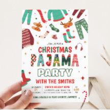 Christmas Holiday Pajama Party