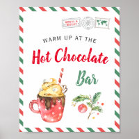 Christmas Holiday Party Hot Chocolate Cocoa Bar