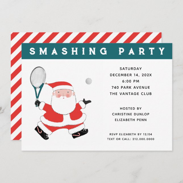 Christmas Holiday Party  Invitation (Front/Back)