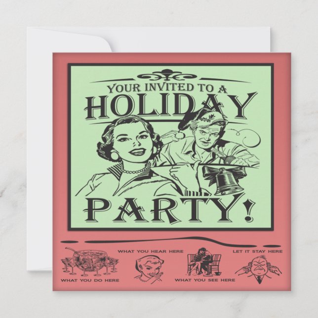 Christmas Holiday Party Invitation (Front)