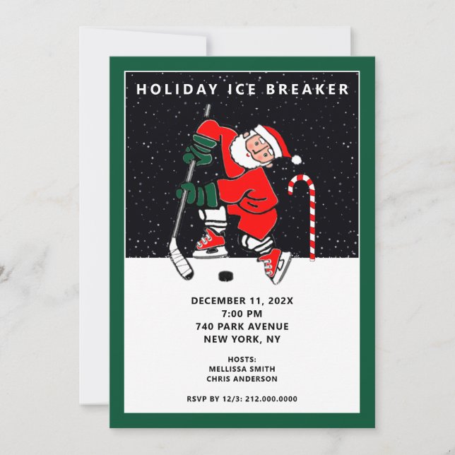 Christmas Holiday Party Invitation (Front)