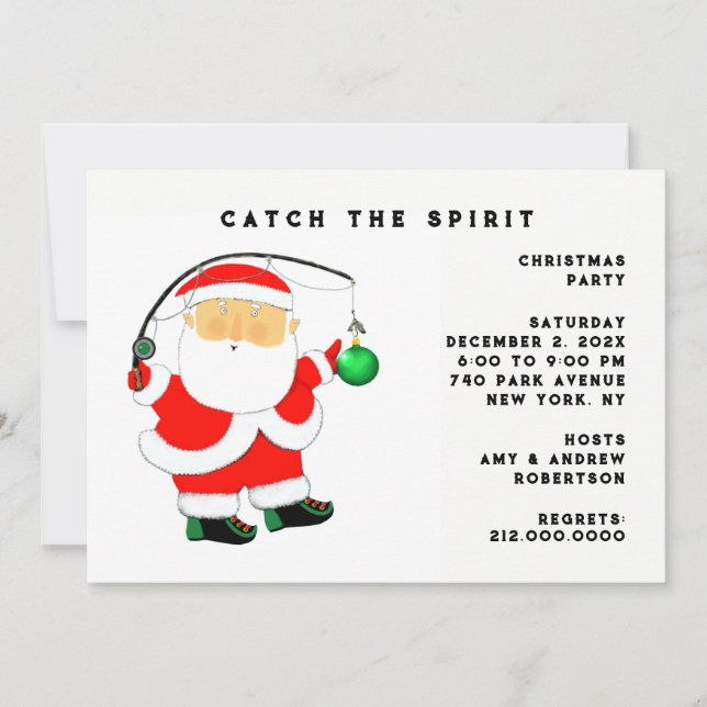 Christmas Holiday Party Invitations (Front)