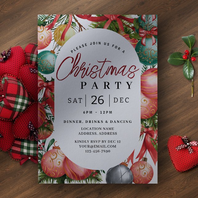 Christmas Holiday Party Invite (Creator Uploaded)