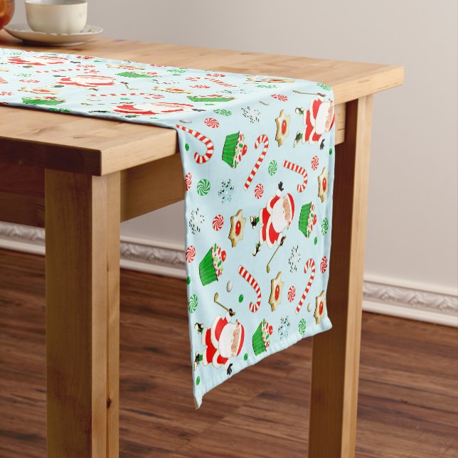 Christmas Holiday Party Short Table Runner (In Situ)