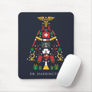 Christmas Holiday Personalised Medical Doctor Mouse Pad