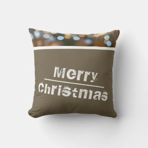Christmas Holiday Photo Modern Cushion