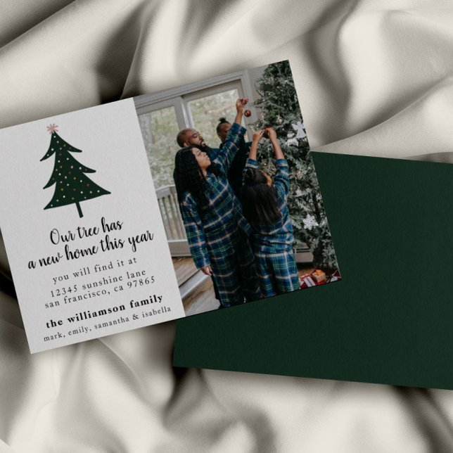 Christmas Holiday Photo Moving Announcement (Creator Uploaded)