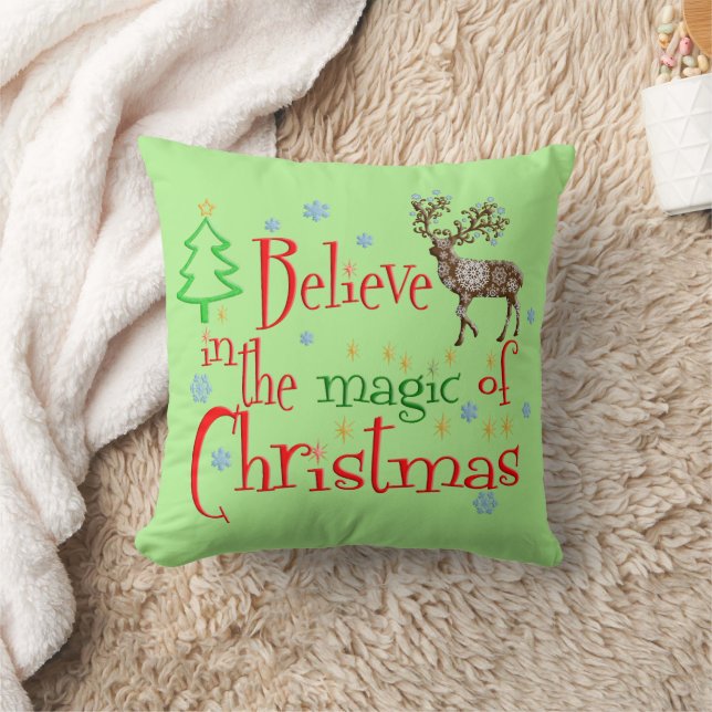 Christmas Holiday Pillow (Blanket)