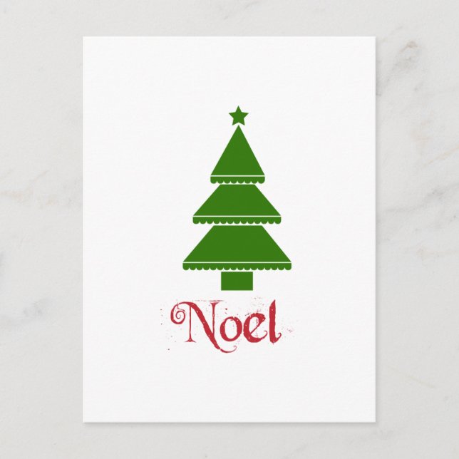 Christmas Holiday Postcard (Front)
