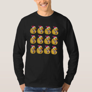 Christmas Holiday Rubber Duckies T-Shirt