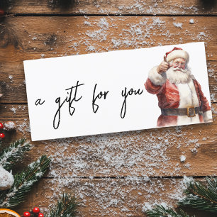 Christmas Holiday Santa Watercolor