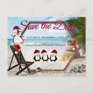 Christmas Holiday Save the Date Announcement Postcard
