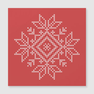 Christmas holiday scandinavian snowflake