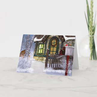 Christmas Holiday Scene Card