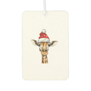 Christmas Holiday Season Xmas Giraffe   Car Air Freshener