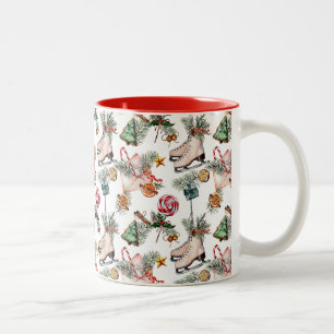 Christmas Holiday Skates Mug
