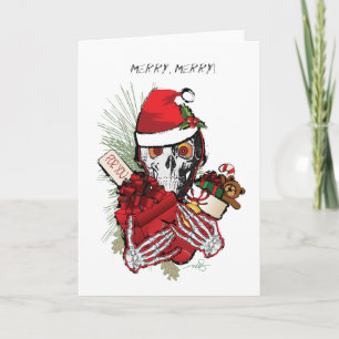 Christmas Holiday Skull