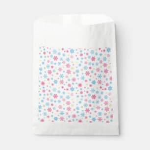 Christmas Holiday Snowflake Pattern Favour Bag