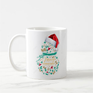 **CHRISTMAS HOLIDAY SNOWPERSON** COFFEE MUG