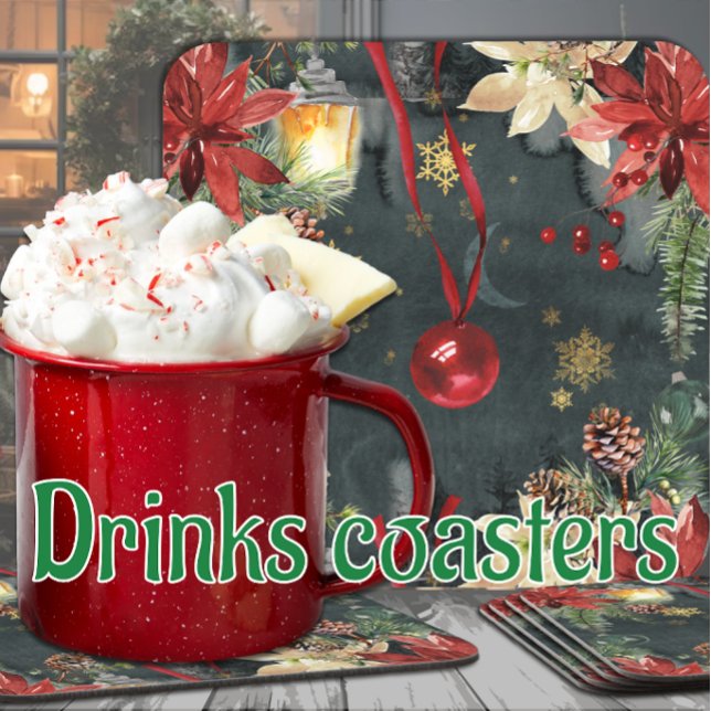 Christmas Holiday Splendour Coaster (Creator Uploaded)